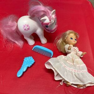 Vintage My Little Pony Megan And Sundance Accessories Bridle Brushes G1 1983 85